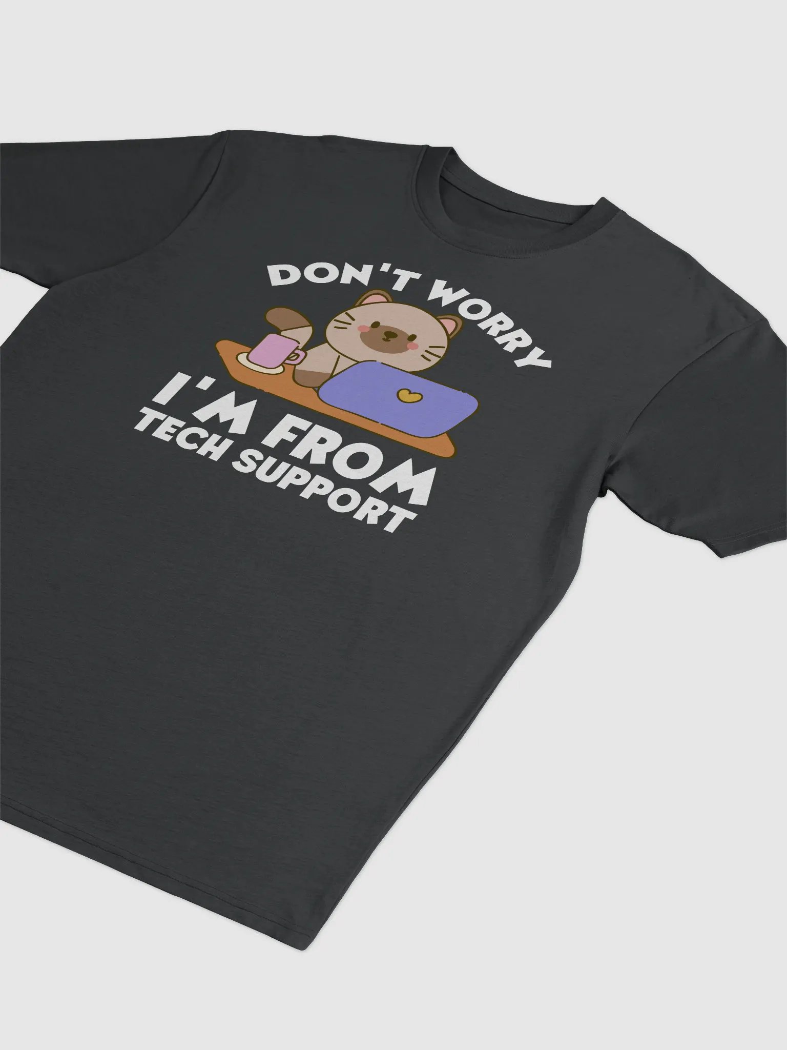 Cozy Cartoon Animal Laptop Tee product image (3)