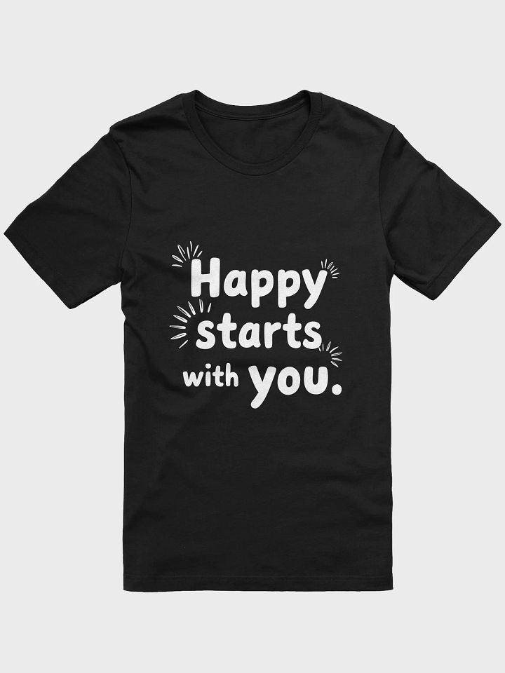 Wear Your Happiness: The Ariana Grande Happy Starts With You Empowerment Tee product image (1)
