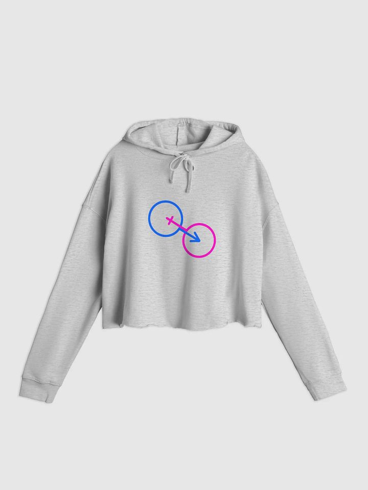 Male And Female Connection Cropped Hoodie product image (1)