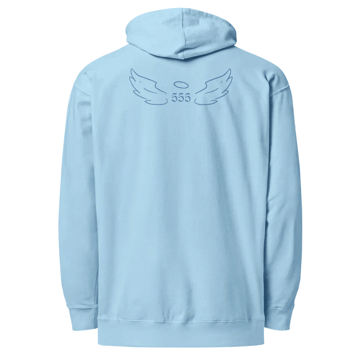 Independent Hoodie 555 Hoodie - Aqua Teal Thread Embroidery product image (1)