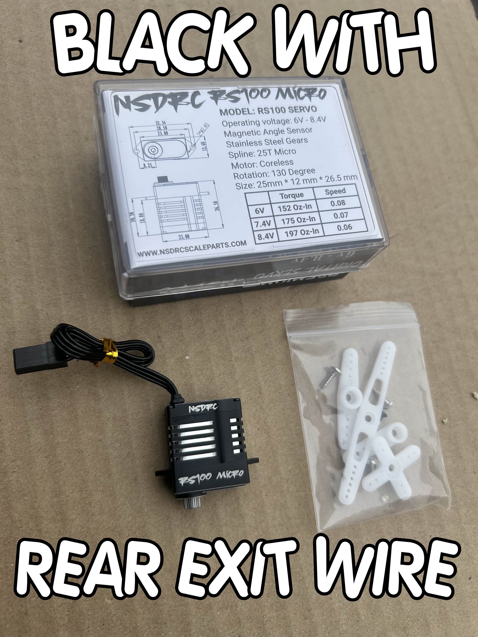 NSDRC RS100 Servos product image (2)