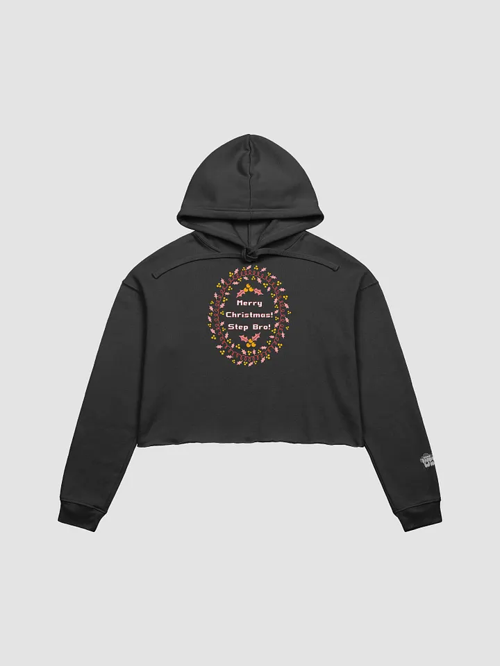 Step Bro Christmas Cropped Hoodie - Pink product image (4)