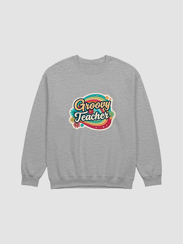 Groovy Teacher Crewneck Sweatshirt product image (4)