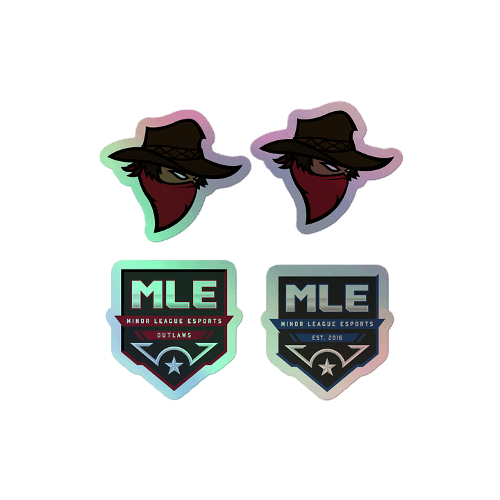 Outlaws Holographic Sticker Sheet product image (2)