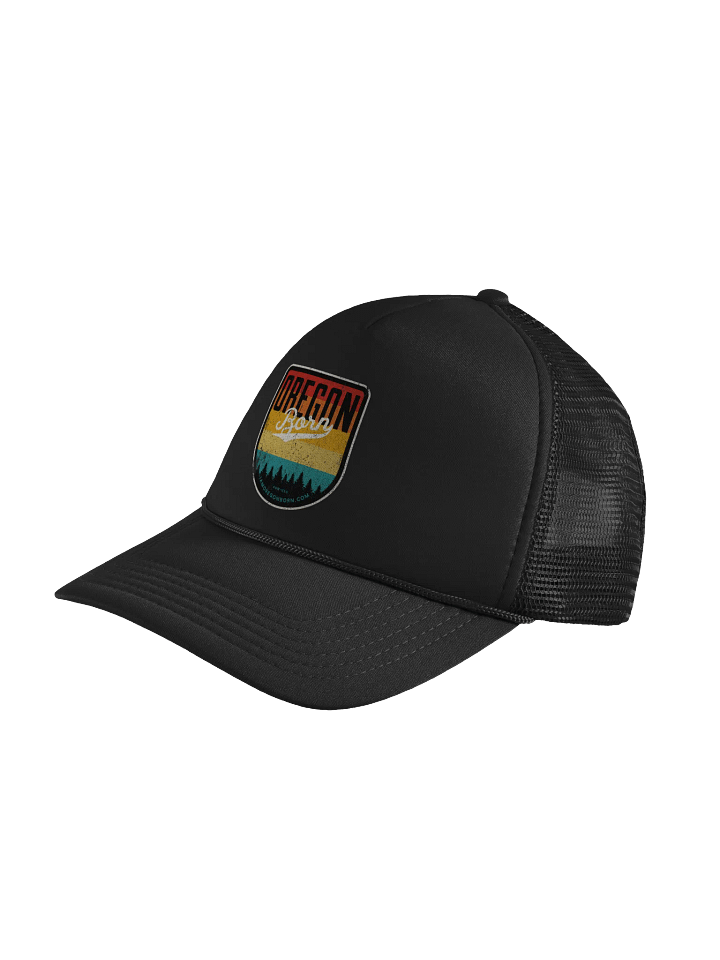 Oregon Born Vintage Shield Foam Trucker Hat product image (2)