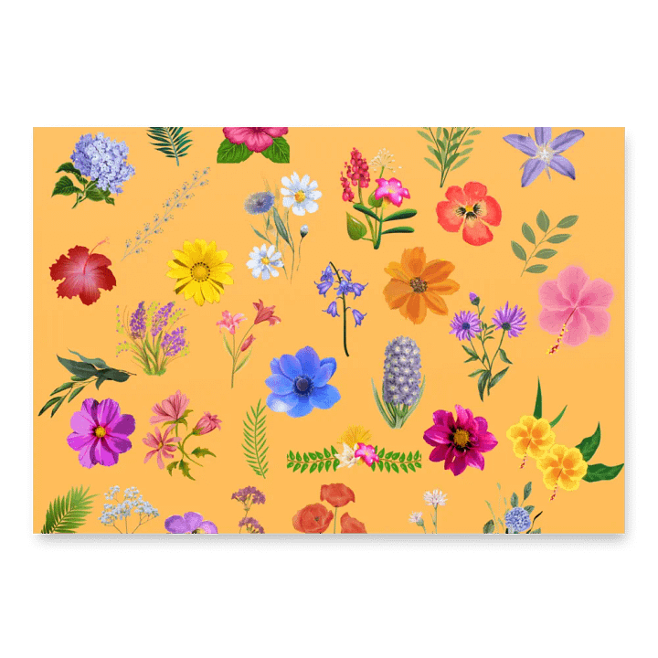 Botanical Bliss Wrapping Paper Set product image (1)