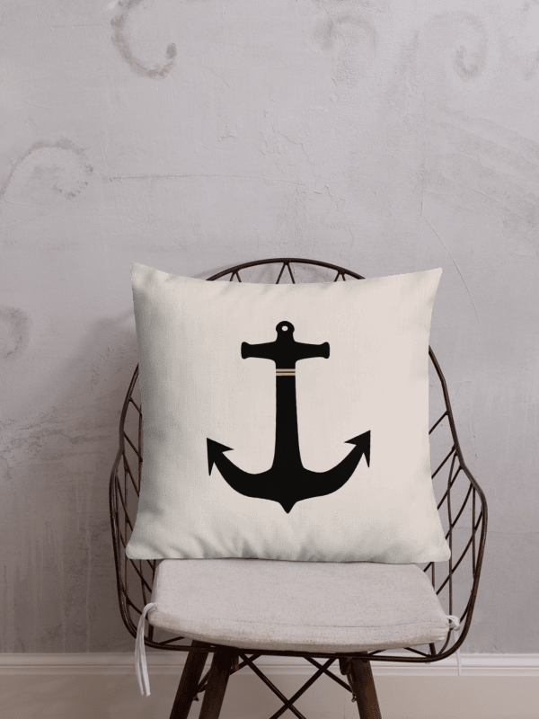 Beige Anchor Premium Pillow/ Beige Anker Premium Kissen product image (2)