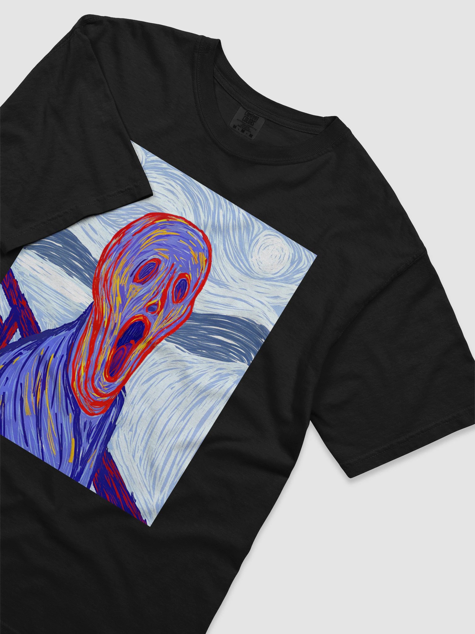 Starry Scream Ghoul Expressionist T-Shirt product image (62)