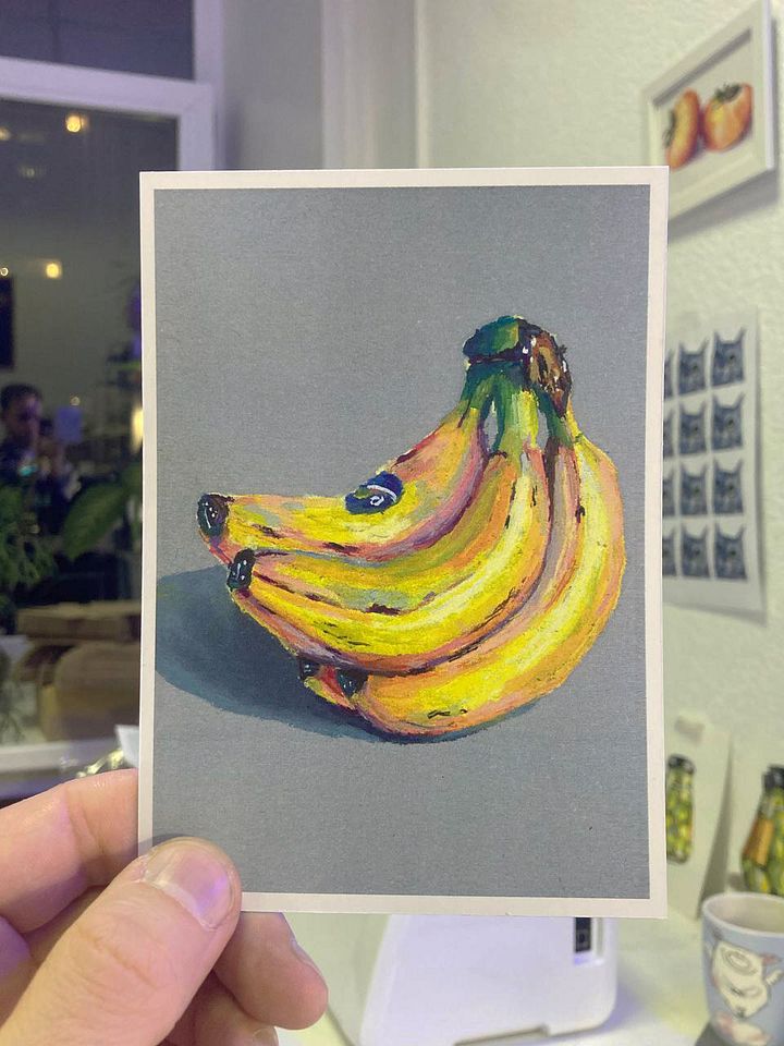 Banana postcard product image (1)
