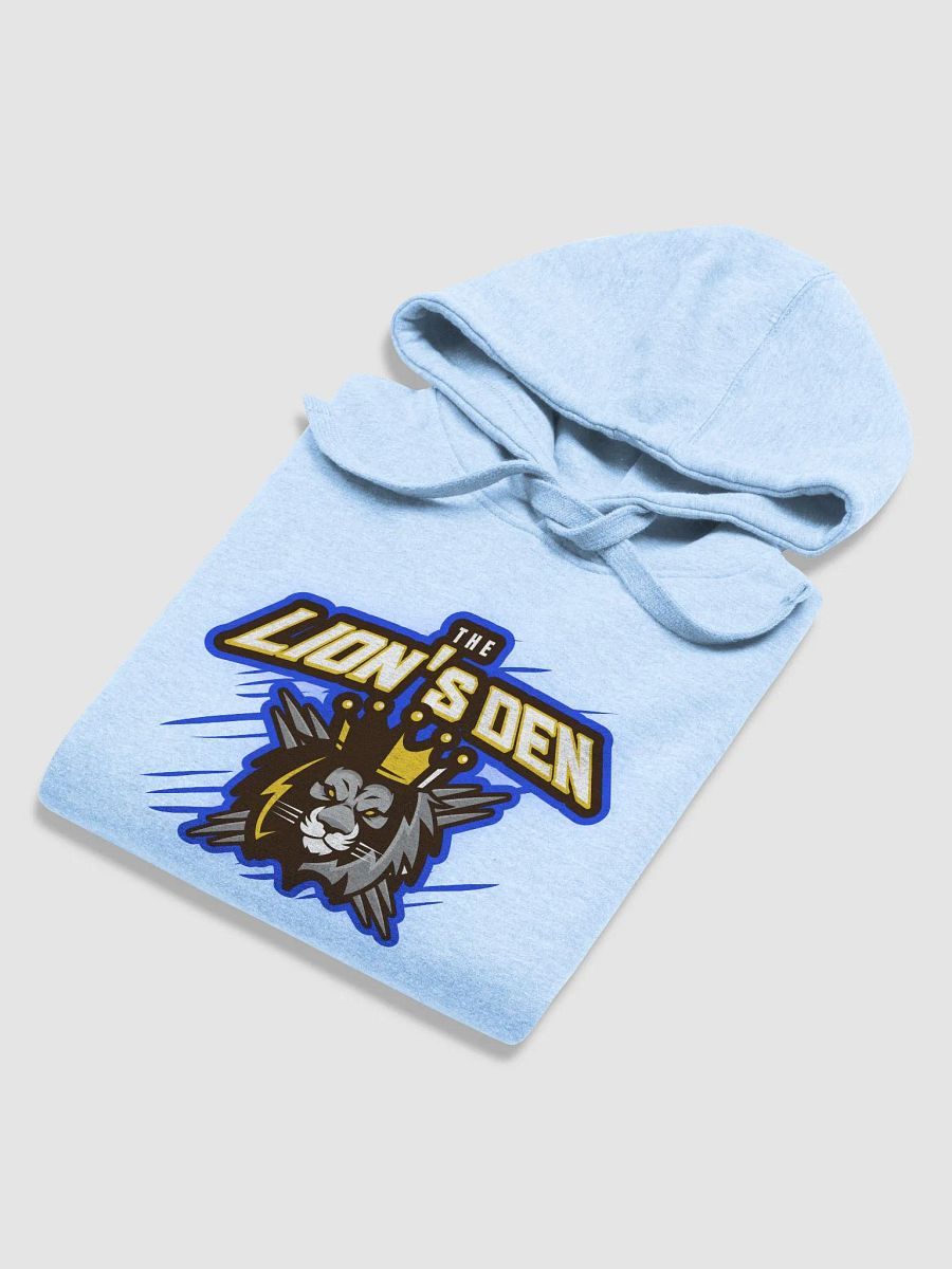 Premium Lion's Den Hoodie (Unisex) - SkyBlue/Rose/Grey/White product image (5)