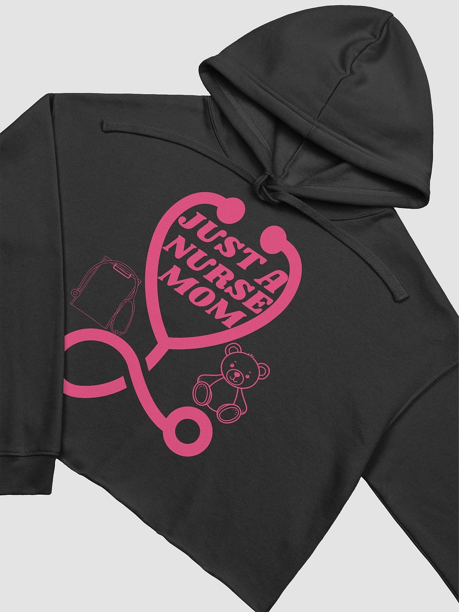 Nurse Mom Stethoscope Crop Hoodie product image (19)