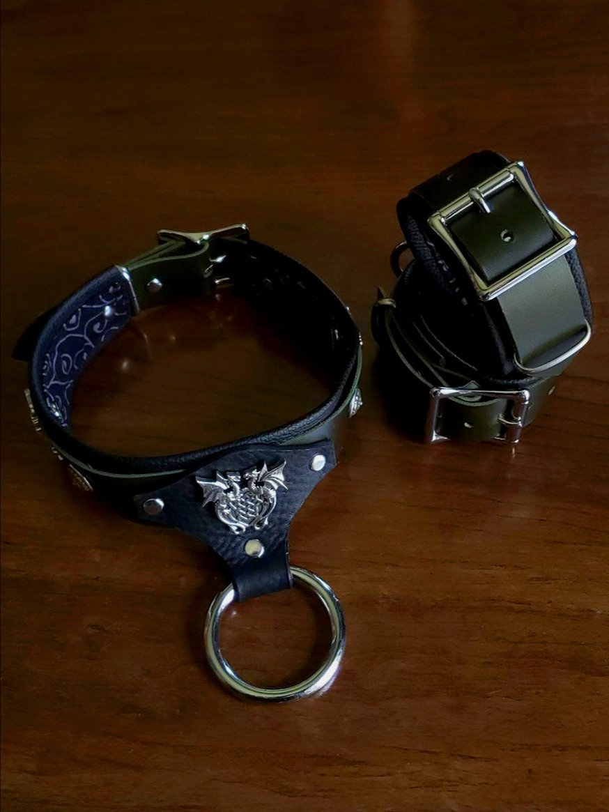 Dragon Collar and Cuff Set (custom) product image (4)