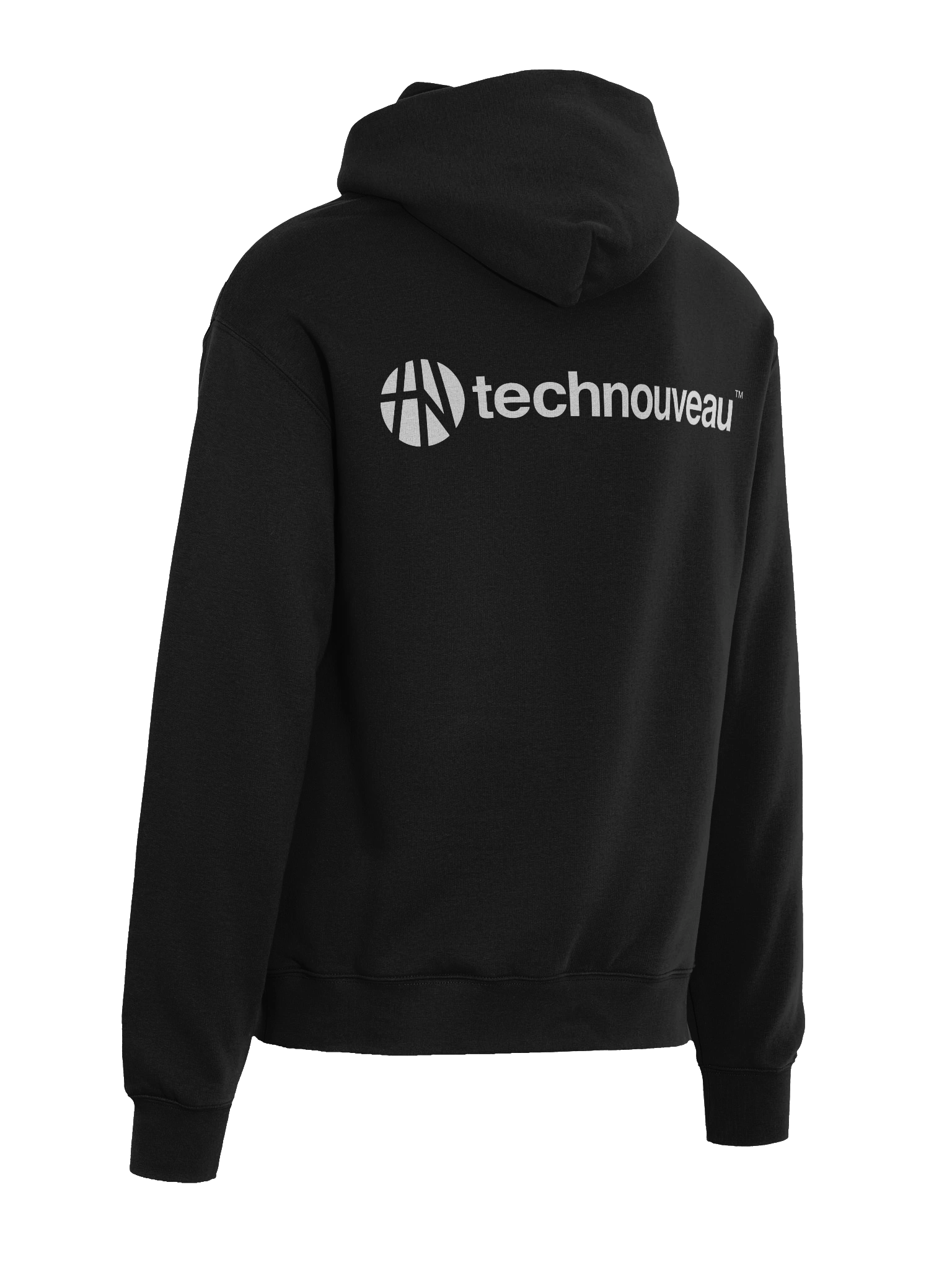 Design the Future: Technouveau - Black Hoodie product image (6)