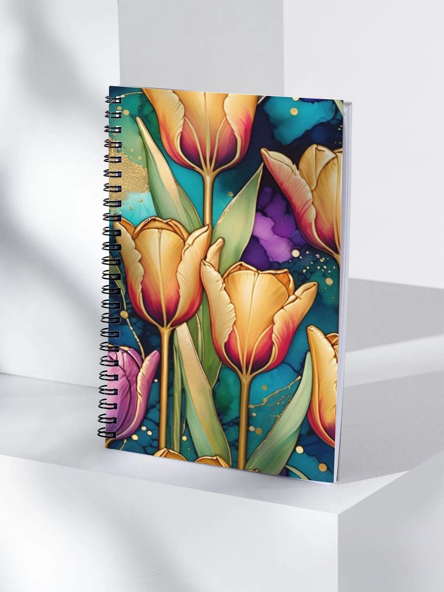Vibrant Tulips Spiral Notebook product image (4)