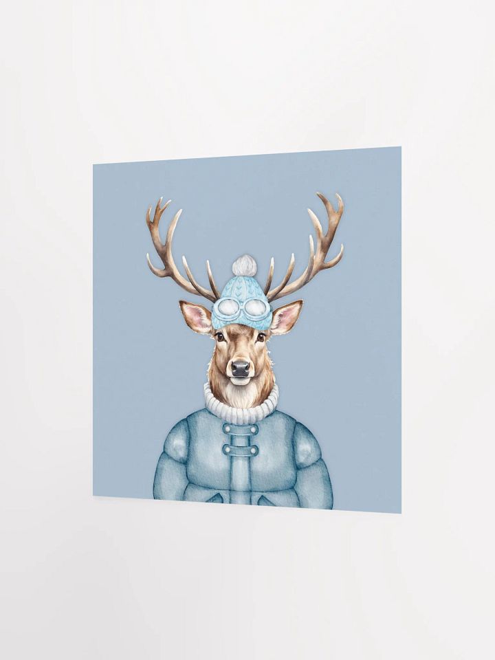 Winter Wonderland Deer Poster product image (7)