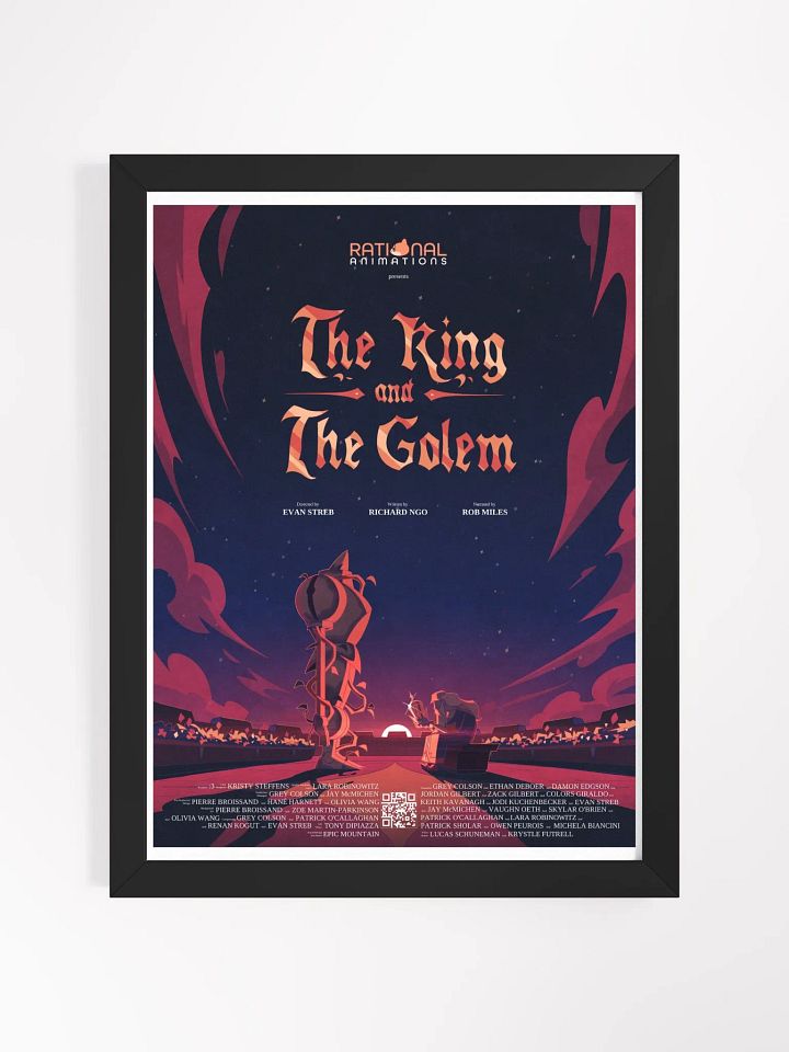 The King and The Golem - Framed Poster product image (1)