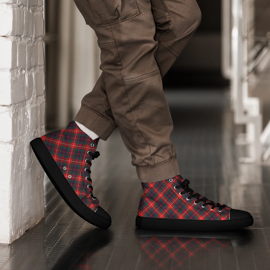 Fraser Tartan Men's High Top Shoes product image (16)