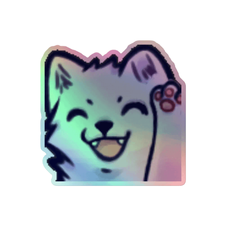 wolf wave sticker! product image (2)