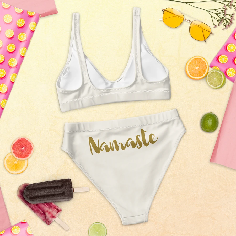 Namaste Cream and Gold High Waisted Bikini product image (26)