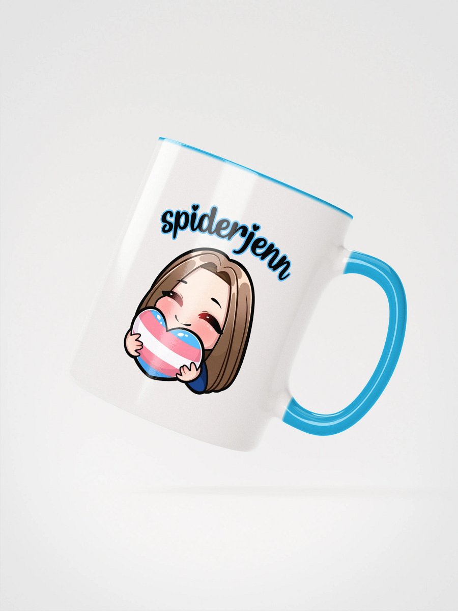 SpiderJenn Trans Heart Mug product image (6)