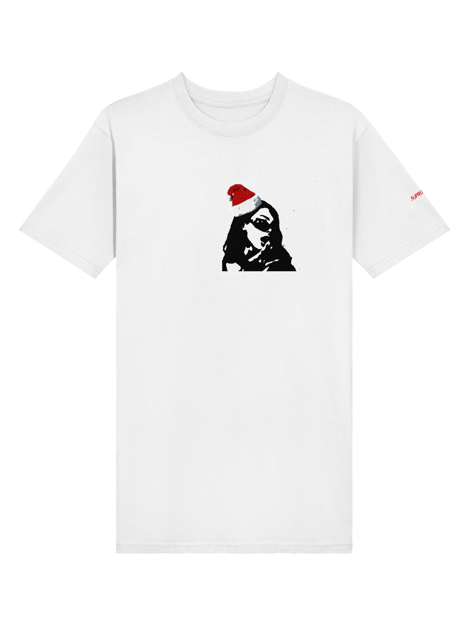 "HO-HO-HOE" ⎼⎼⎼ 'SUPREMACY' WHITE OVERSIZED TEE product image (4)