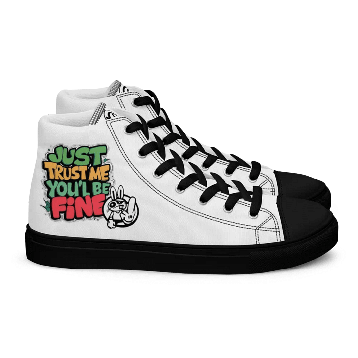 Motivation is Key Women's High Top Canvas Shoes product image (2)