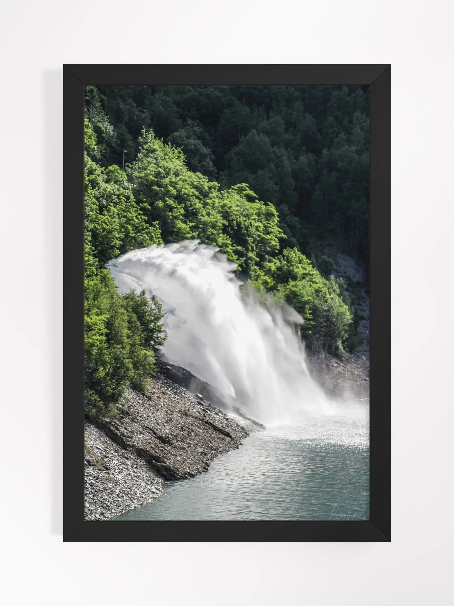 Print Fine Art - Chambon Lake – Ephemeral Torrent of Light product image (1)