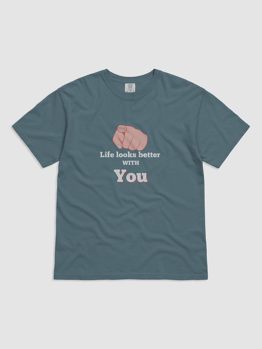Trust The Connection: "Life Looks Better with You" Statement Tee product image (4)