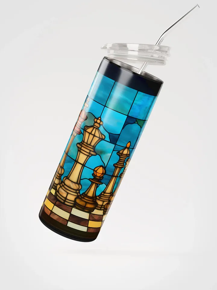 Elegant Chess Pieces Stainless Steel Tumbler product image (2)