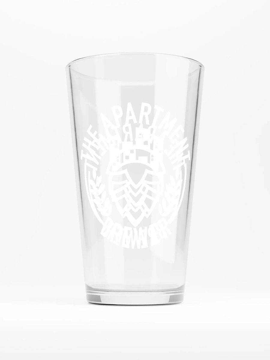 Main Logo Pint Glass (White) product image (1)
