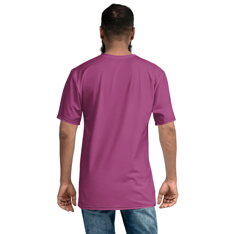 Plain Plum Purple True Summer Men's Crewneck Polyester Heavyweight Premium T-Shirt by Treasure Pie product image (8)