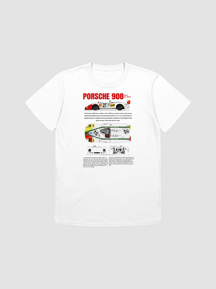 Porsche 908 McQueen - Classic and Iconic Graphic Tee product image (1)