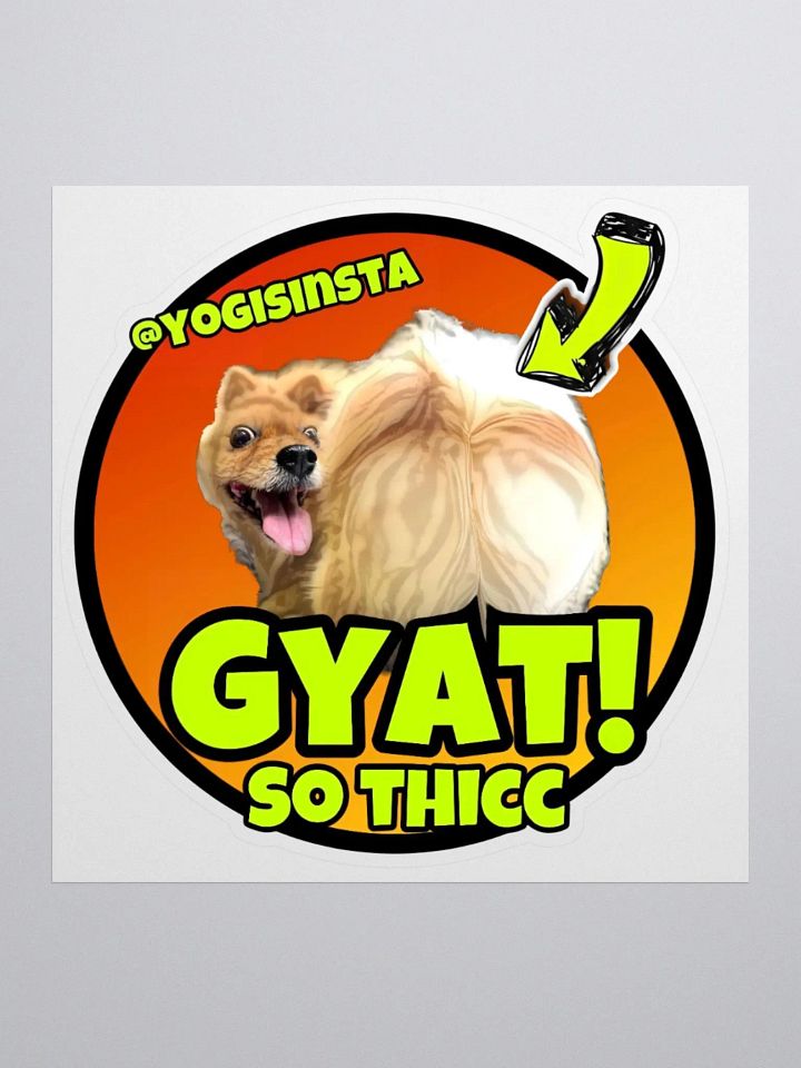 Dog Gyat Sticker product image (1)