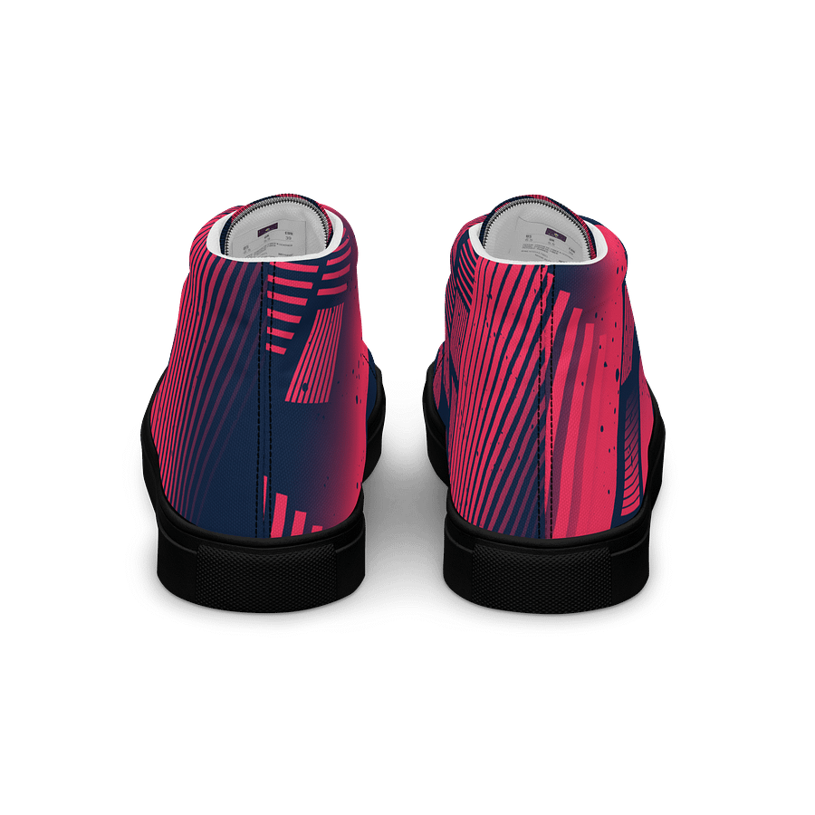 Red Stripes | Men's High Top Sneaker product image (6)