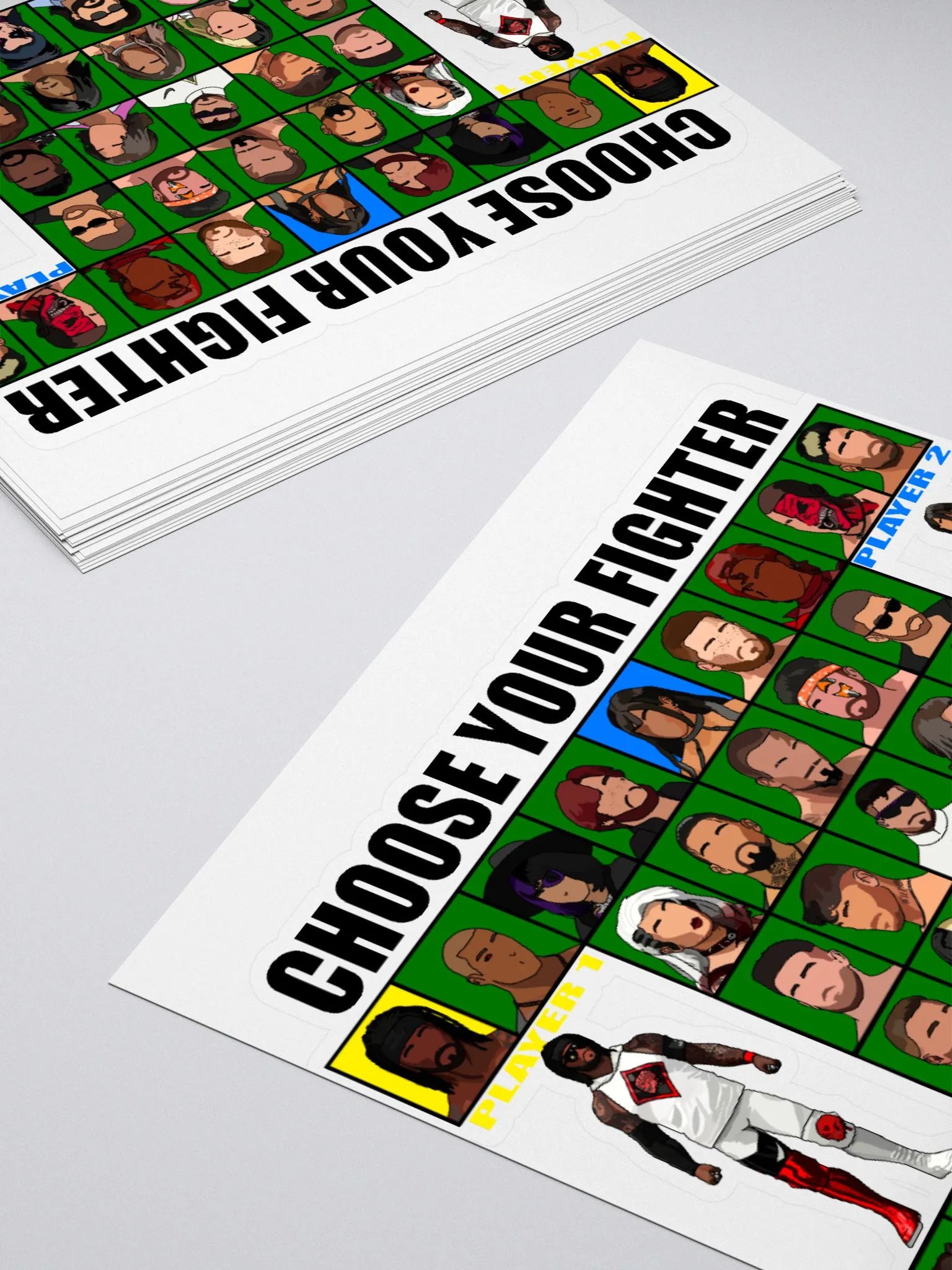 PEPW Choose Your Fighter Judah x Katlyn Sticker product image (4)