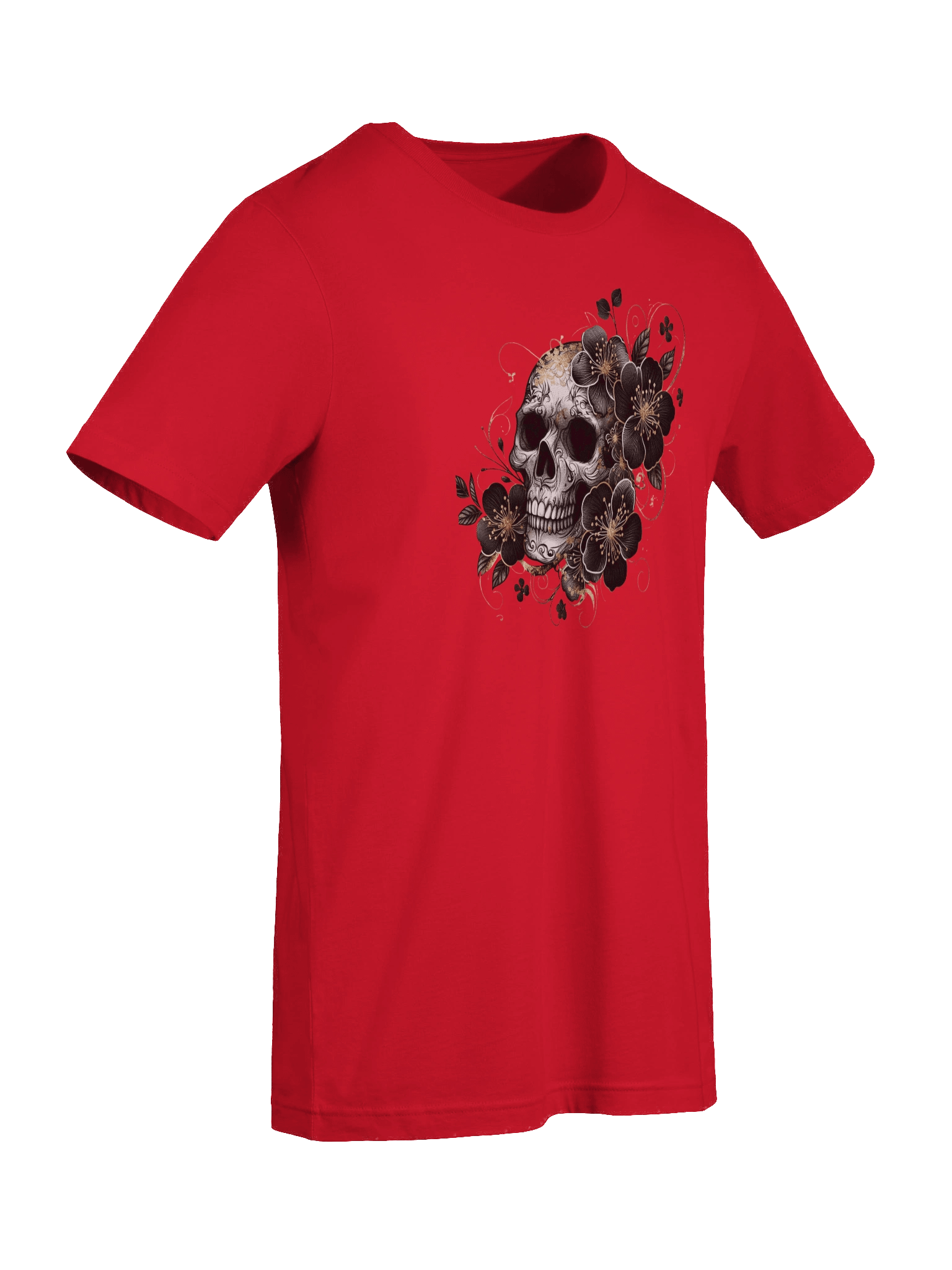 Floral Skull Elegance T-Shirt product image (91)
