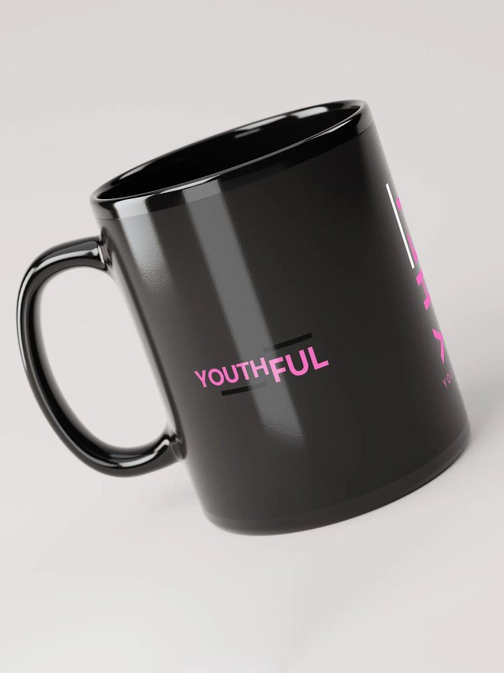 YHFL Black Glossy Mug product image (4)