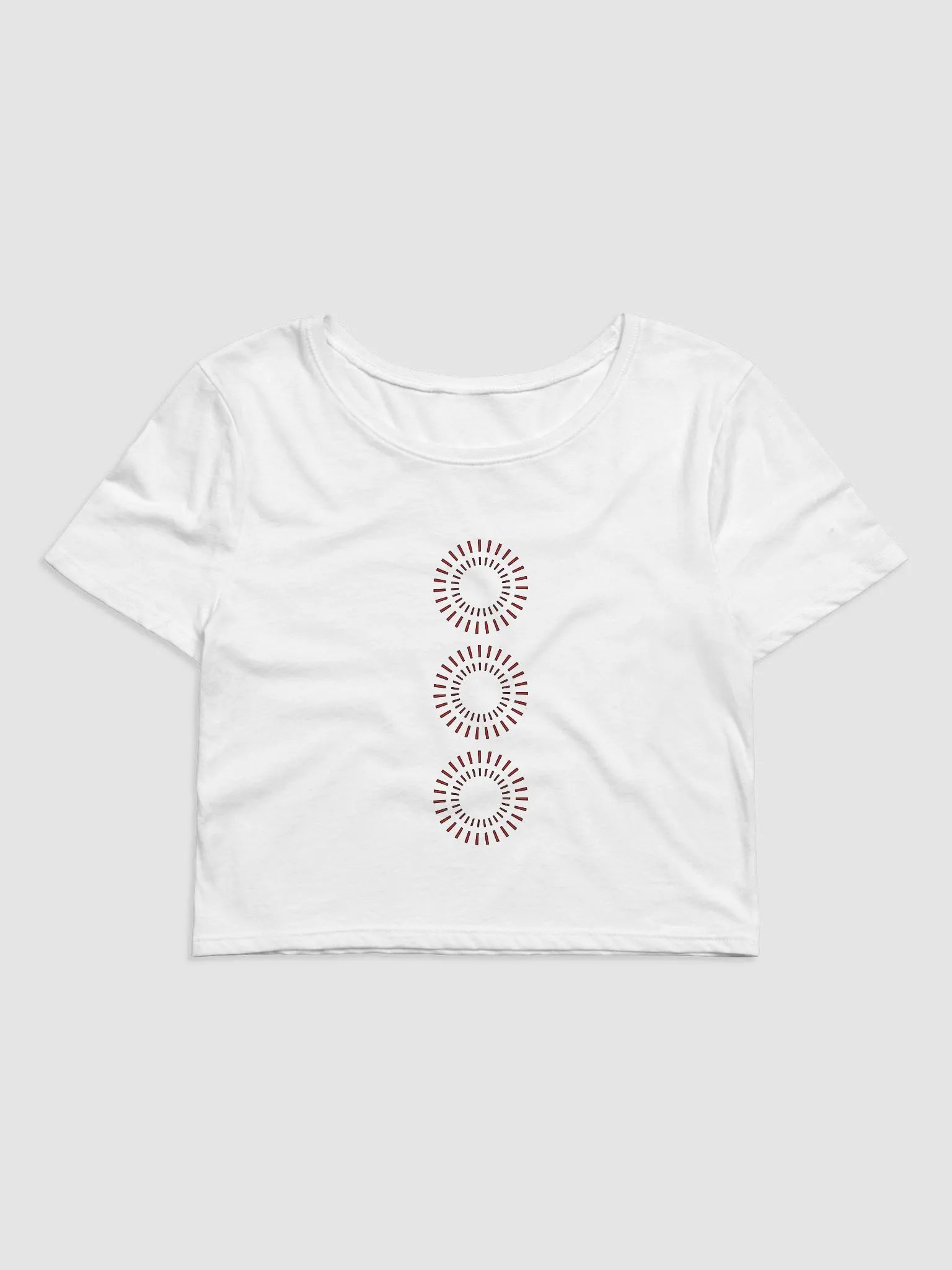 Red Circle Crop Top product image (1)