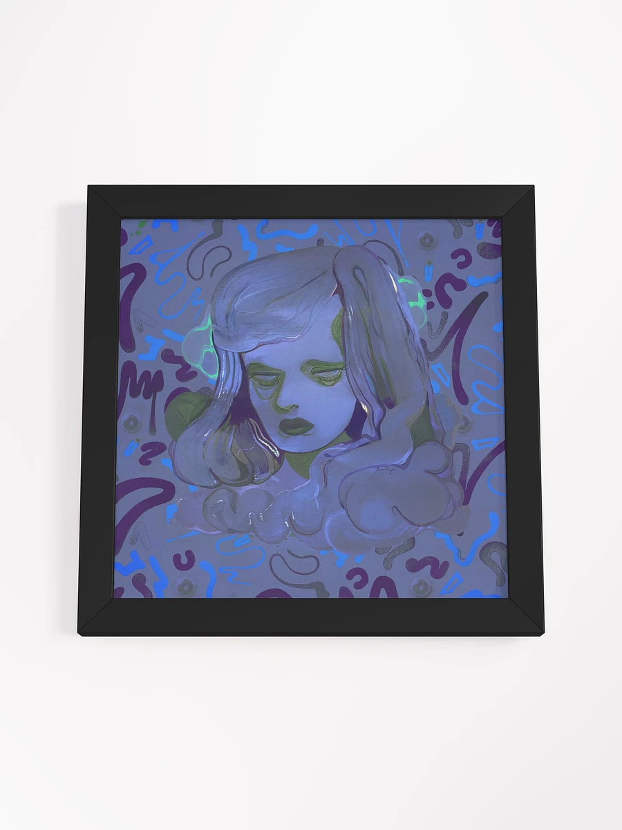 The Sea in Her Eyes Square Framed Matte Print product image (59)