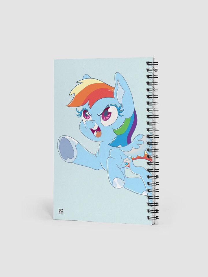 Rainbow Dash Spiral Notebook product image (2)