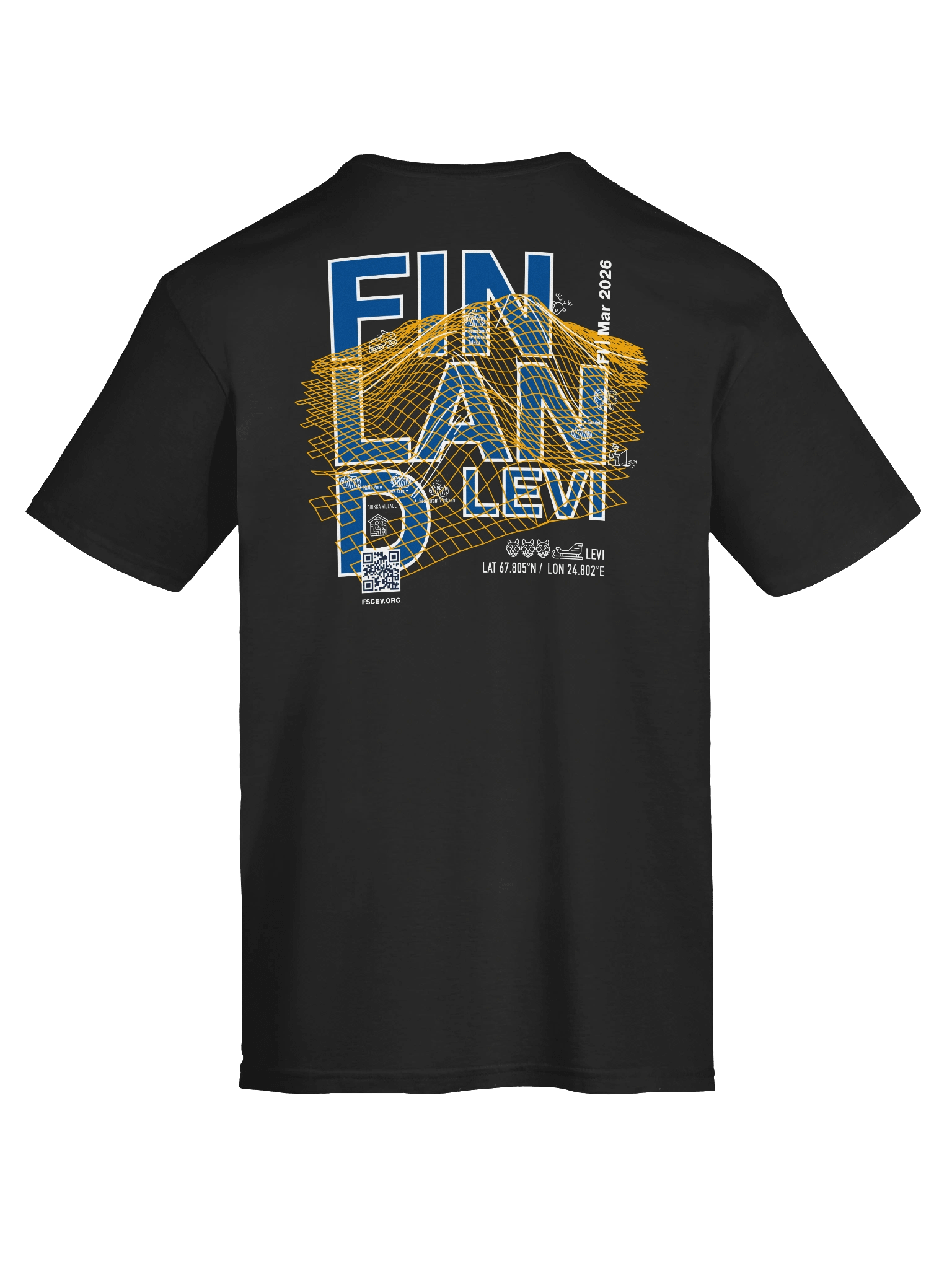 Finland / Levi Coordinates and Resort (front and back print) product image (9)