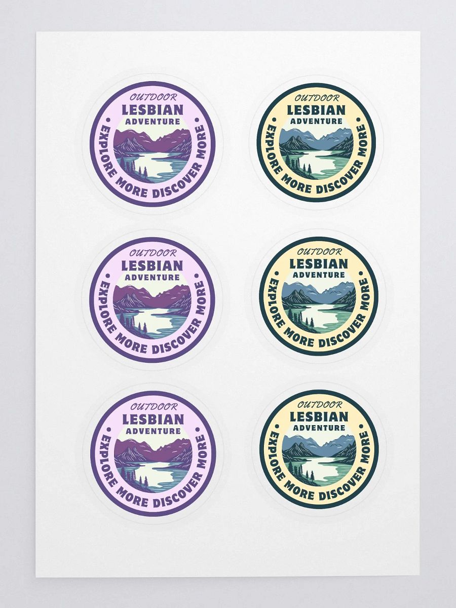 Outdoor Lesbian Adventure Sticker Set product image (3)