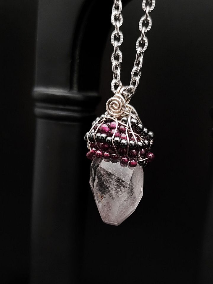 Wrapped Talisman - Hematite Prism Wrap product image (1)