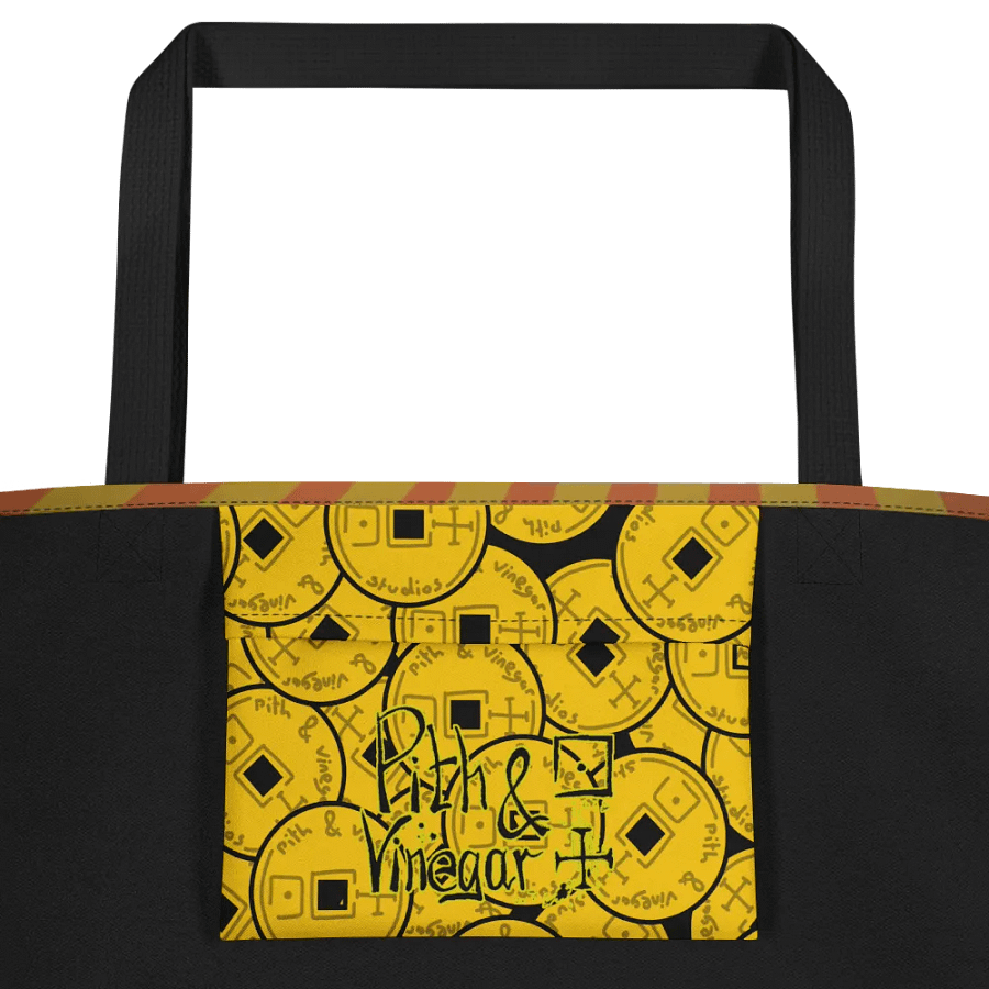 Maneki neko tote bag with internal pocket product image (2)