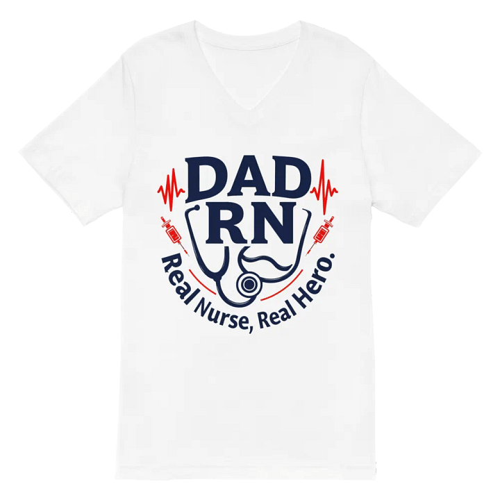 Real Nurse, Real Hero V-Neck Tee product image (2)