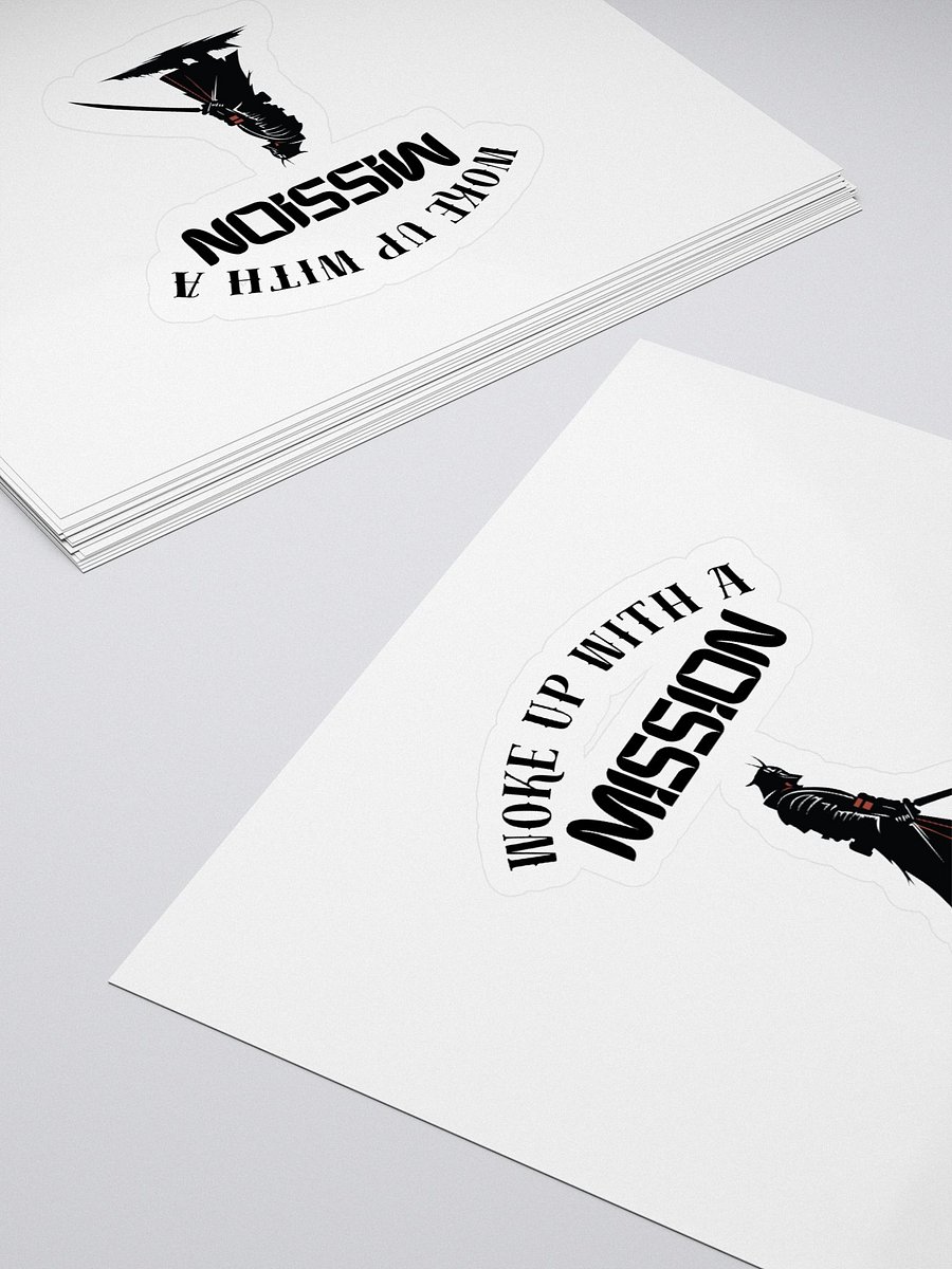 Woke Up With Mission - Samurai - Sticker product image (4)
