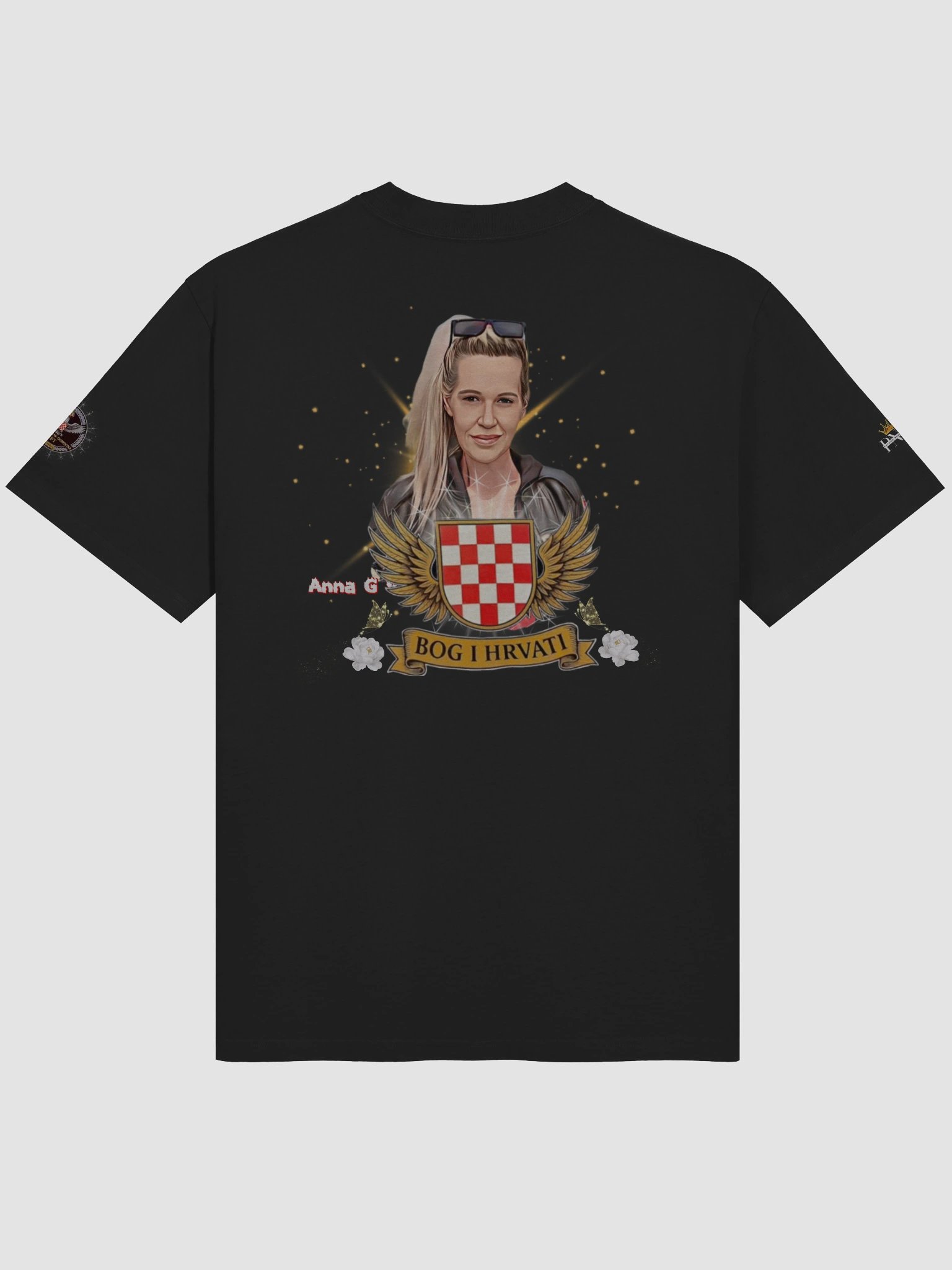 Patriotic Emblem Oversized Tee product image (4)