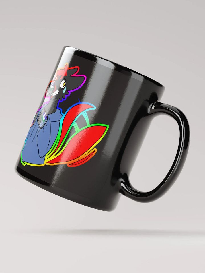 Stuck in the peanut butter Black Glossy Mug product image (4)