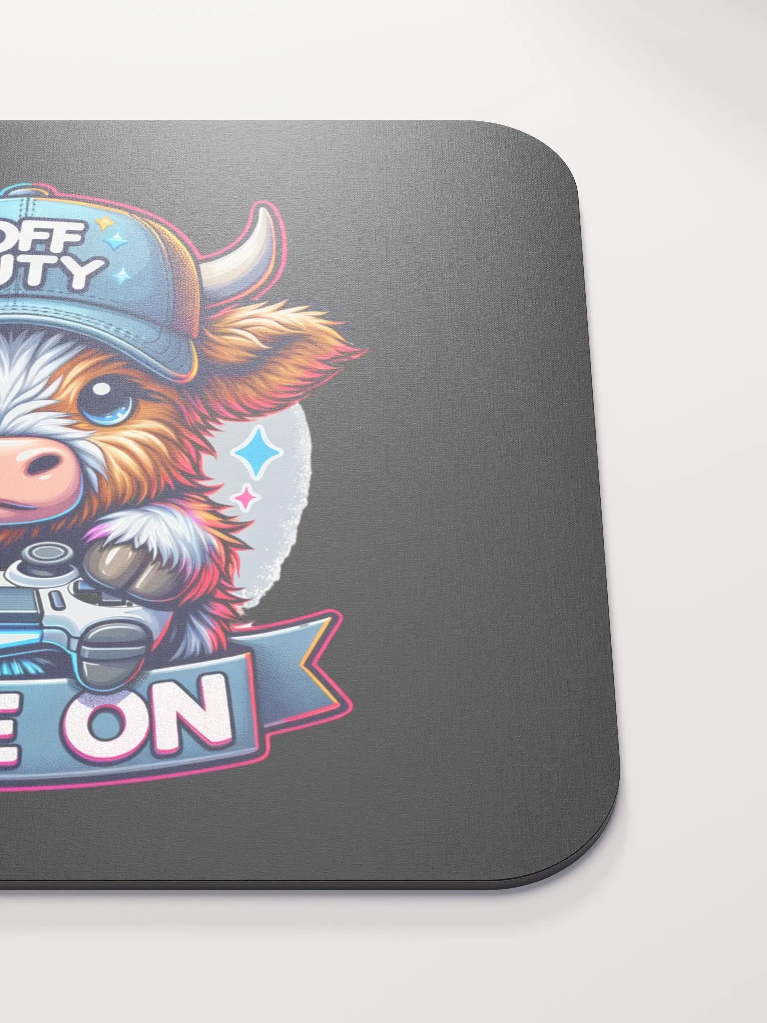 Off Duty Highland Cow Game On Mouse Pad product image (5)