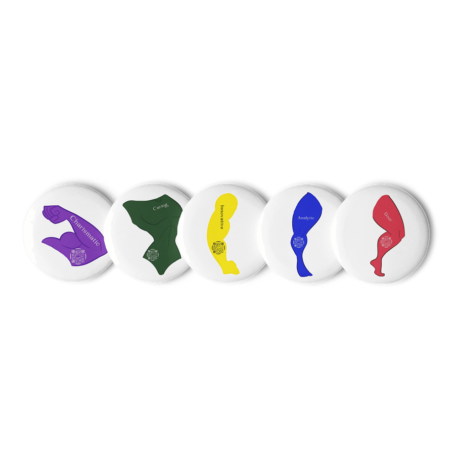 Strength Mascot Pin buttons product image (1)